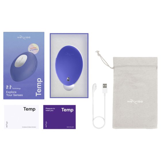 We-Vibe Temp - chladiace-ohrievacie klitorisové vibračné zariadenie (modré)