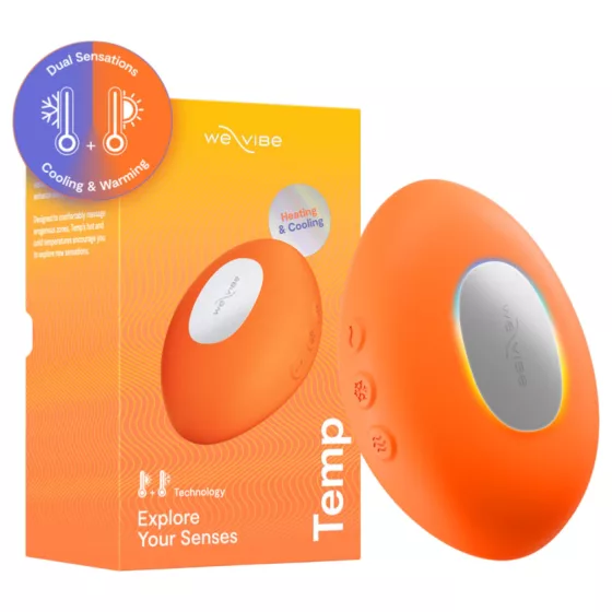 / We-Vibe Temp - chladivý‑hrejivý vibrátor na klitoris (oranžový)