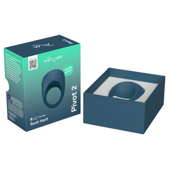 We-Vibe Pivot 2 - vibračný erekčný krúžok - smart funkcia - modrý