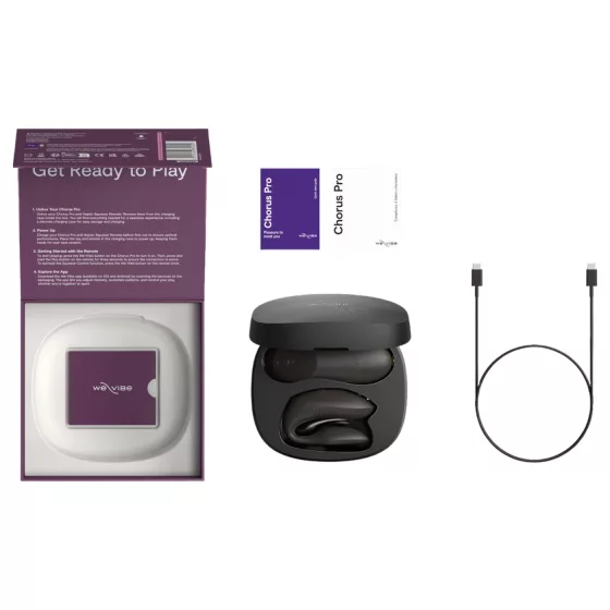 We-Vibe Chorus Pro - párový vibrátor s aplikáciou a diaľkovým ovládaním (čierny)