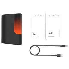   Arcwave Air - masturbátor s vlnami vzduchu, naťahovací, akumulátorový (čierny)