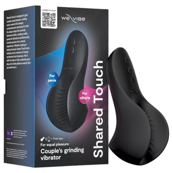 We-Vibe Shared Touch - inteligentný párový vibrátor (čierny)