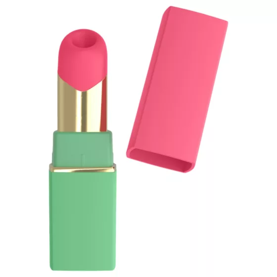 Womanizer Beauty - klitorálny stimulátor s pulzujúcim vzduchom v tvare rúžu (zelený)