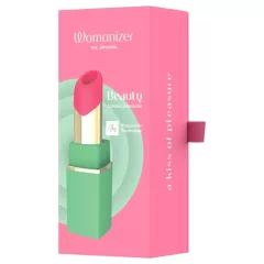   Womanizer Beauty - klitorálny stimulátor s pulzujúcim vzduchom v tvare rúžu (zelený)