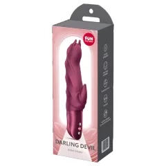   Fun Factory Darling Devil - vibrátor s výbežkom na klitoris (červený)