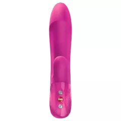   Fun Factory Bi Stronic Embrace - prirážajúci vibrátor s klitoriálnym ramenom (ružový)
