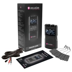 Mystim Tension Lover 2 - digitálny elektro set (čierny)