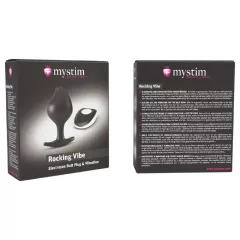 Mystim - elektro análny vibrátor - čierny