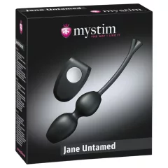 Mystim - vibračné venušine guličky duo - čierne