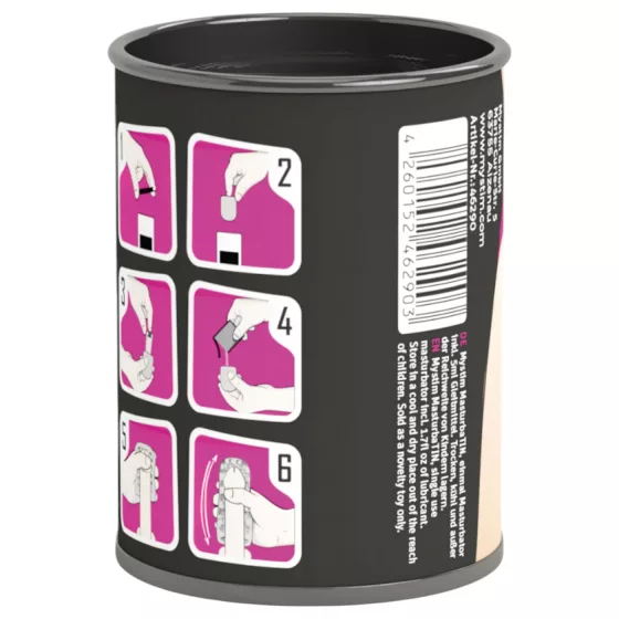 Mystim MasturbaTIN Dotty Dora - mužský masturbátor - výstupky - biela