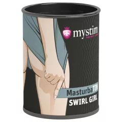 Mystim - masturbátor pre mužov - vlnitý povrch - biely