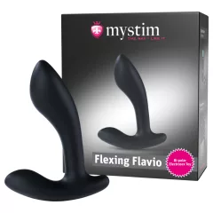 Mystim - elektro stimulátor prostaty - vibrátor - čierny
