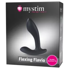Mystim - elektro stimulátor prostaty - vibrátor - čierny