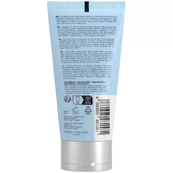 Mister Size Bio - lubrikant na vodnej báze bio (100 ml)