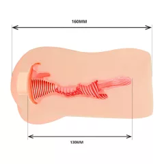   TAMASHII Waiting Girl - hentai umelá vagína masturbátor (prírodná farba)