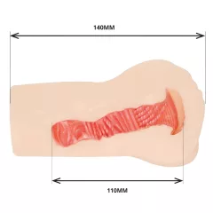   TAMASHII Intern - anime umelá vagína masturbátor (prírodná farba)