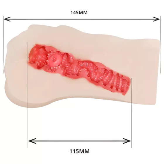 TAMASHII Neighbor Girl - hentai umelá vagína masturbátor (prírodná farba)