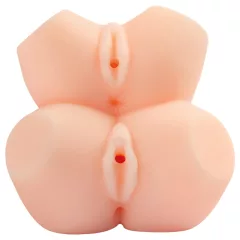   TAMASHII Mother and Daughter - hentai dvojitý umelý vaginálny masturbátor (prírodný)