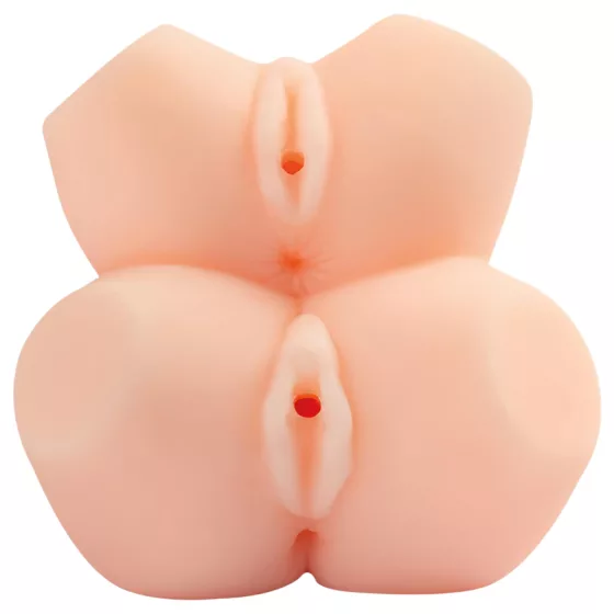 TAMASHII Mother and Daughter - hentai dvojitý umelý vaginálny masturbátor (prírodný)