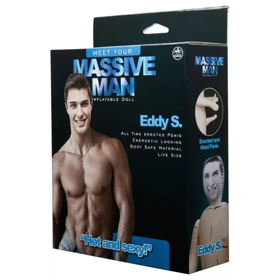 Eddy - nafukovací muž - sex doll - realistický tvar - PVC