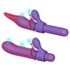 Magic Stick S1 - vibrátor s viacerými funkciami - fialový