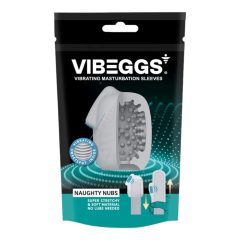 VIBEGGS - vibračné vajíčko masturbátor - biele