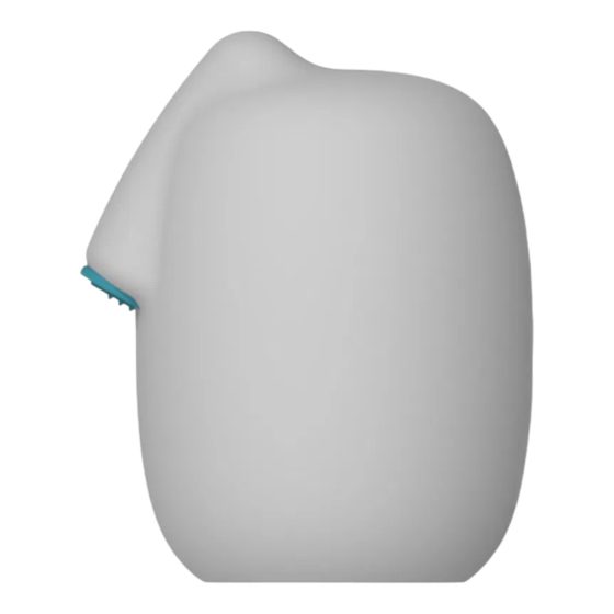 VIBEGGS Candy Curves - vibračné vajíčko masturbátor (biela)