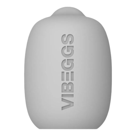 VIBEGGS Blow Misty - vibračné vajíčko masturbátor (biele)