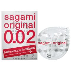Sagami Original 0,02 - kondóm - 55mm (3ks)