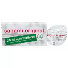 Sagami Original 0,02 - kondóm - 55 mm (12 ks)