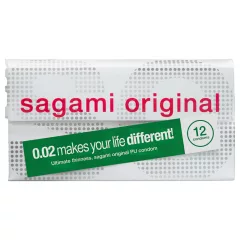 Sagami Original 0,02 - kondóm - 55 mm (12 ks)