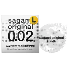 Sagami Original 0,02 L - kondóm - 58 mm - 1 ks