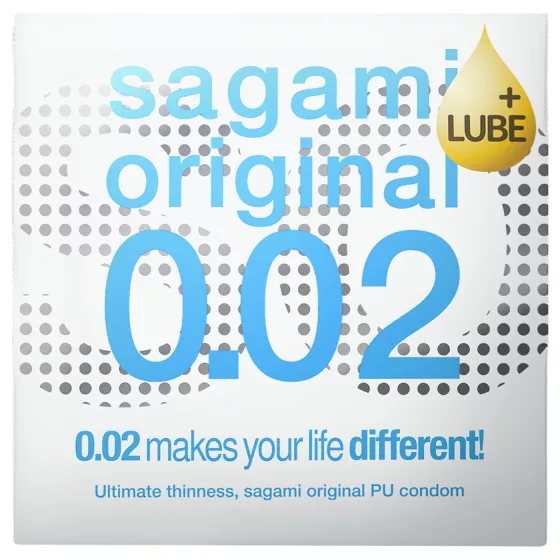 Sagami Original 0,02 - extra lubrikovaný kondóm - 55mm - 1 ks