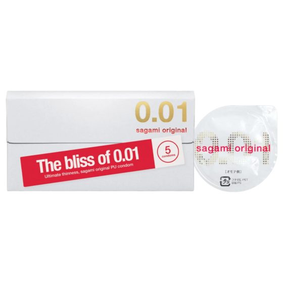 Sagami Original 0.01 - óvszer - 55mm (5db)