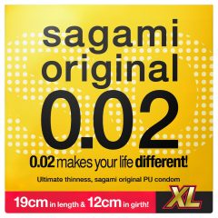 Sagami Original 0,02 XL - kondóm - 61mm (1ks)