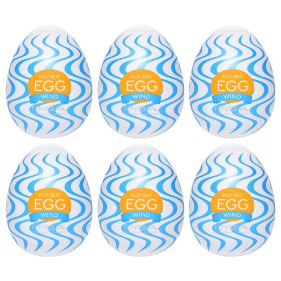 TENGA Egg Wind - vajíčko masturbátor - sada 6 kusov