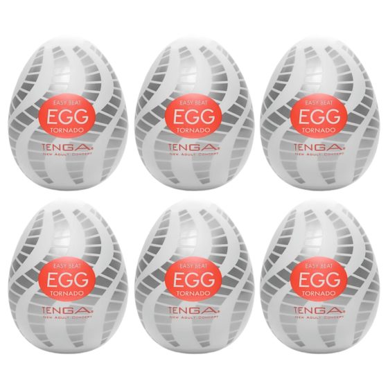 TENGA Egg Tornado - masturbačné vajíčko - sada 6 ks