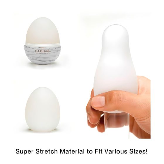TENGA Egg Silky II - jemný vajíčkový masturbátor (1ks)