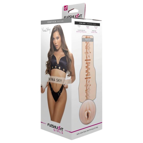Fleshlight Vina Sky Exotica - realistická umelá vagína - naturálna farba