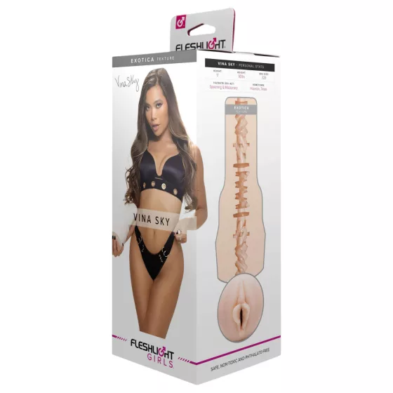 Fleshlight Vina Sky Exotica - realistická umelá vagína (telová farba)