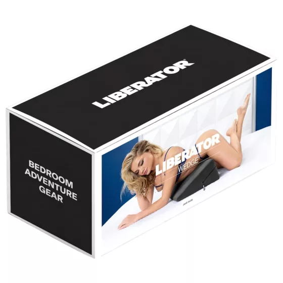 Liberator Wedge - sex vankúš v tvare klina (čierny)