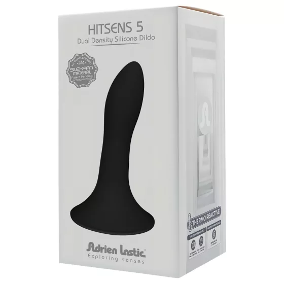 Adrien Lastic Hitsens 5 - Análny dildo - termoaktívny - čierny