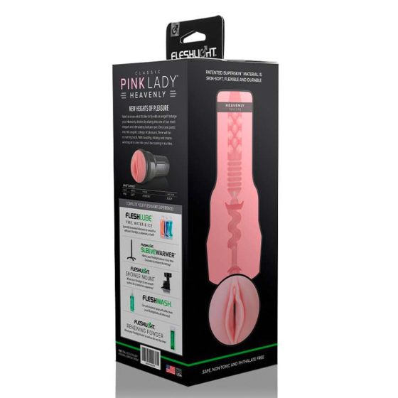Fleshlight Pink Lady Heavenly - realistická vagína v púzdre (prírodná)