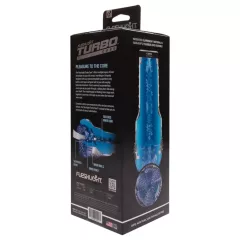 Fleshlight Turbo Core - pohlcujúci masturbátor - modrá