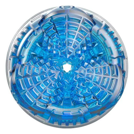 Fleshlight Turbo Core - pohlcujúci masturbátor - modrá