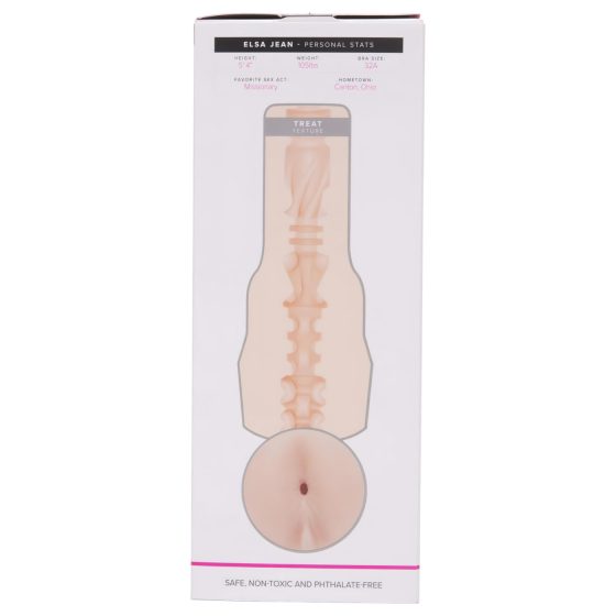 Fleshlight Elsa Jean Treat - realistická umelá vagína a zadoček - prírodná farba