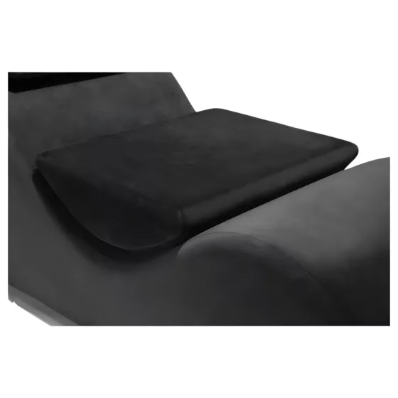 Liberator Esse Lounger - tantra kreslo - nastaviteľné - čierne