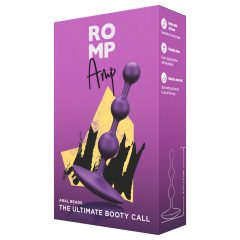 ROMP Amp - perličkový anál dildo (fialový)