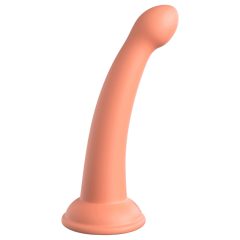   Dillio Secret Explorer - silikónové dildo so svorkou (17 cm) - oranžové
