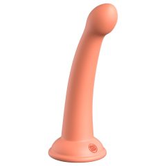   Dillio Secret Explorer - silikónové dildo so svorkou (17 cm) - oranžové